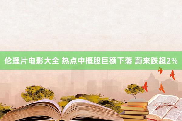 伦理片电影大全 热点中概股巨额下落 蔚来跌超2%