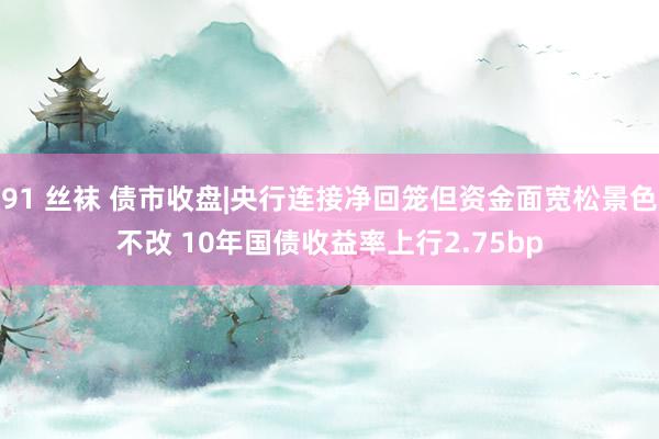 91 丝袜 债市收盘|央行连接净回笼但资金面宽松景色不改 10年国债收益率上行2.75bp